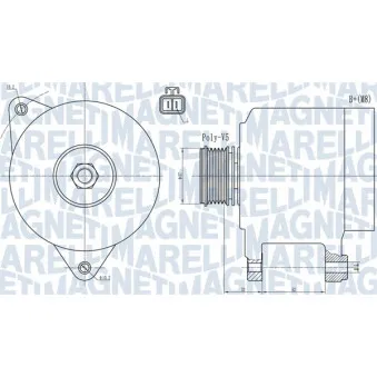 Alternateur MAGNETI MARELLI 063731906010