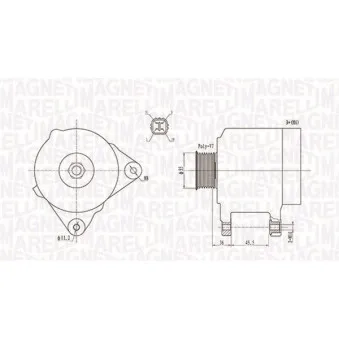 Alternateur MAGNETI MARELLI 063731907010