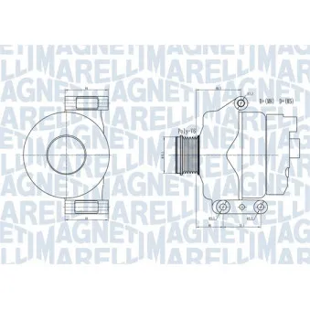 Alternateur MAGNETI MARELLI 063731934010