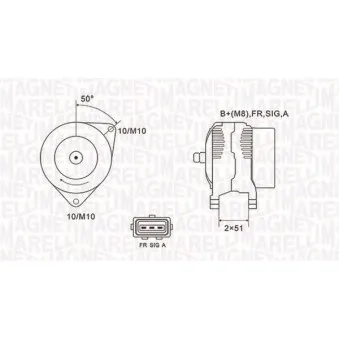 Alternateur MAGNETI MARELLI 063731941010