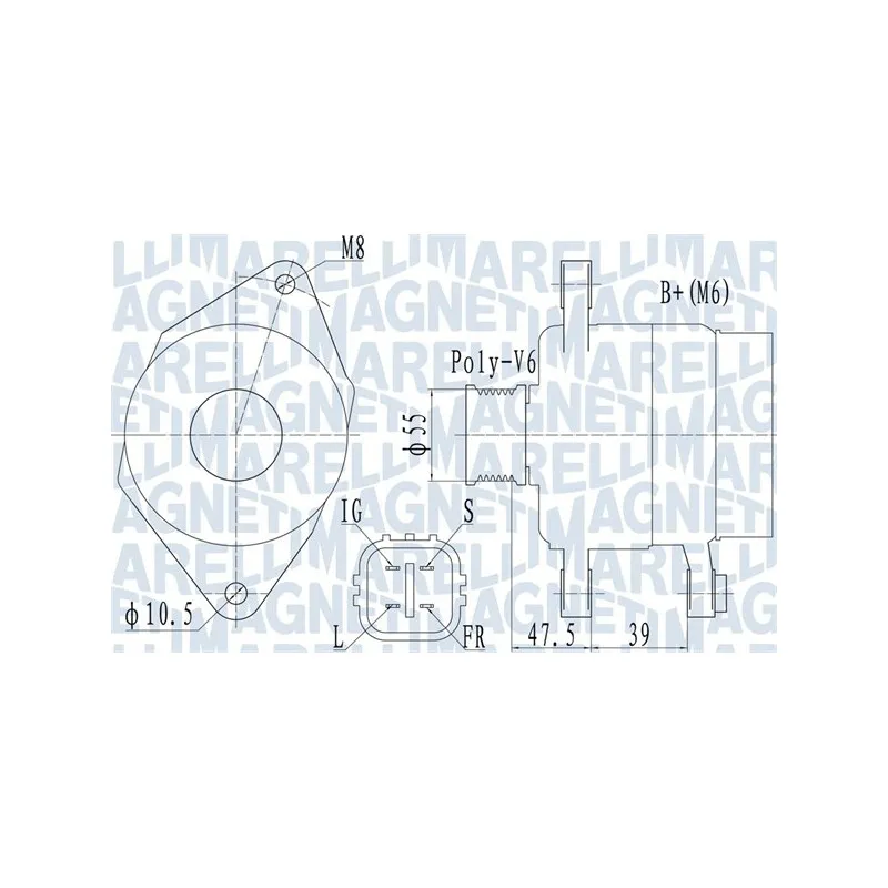 Alternateur MAGNETI MARELLI 063731942010