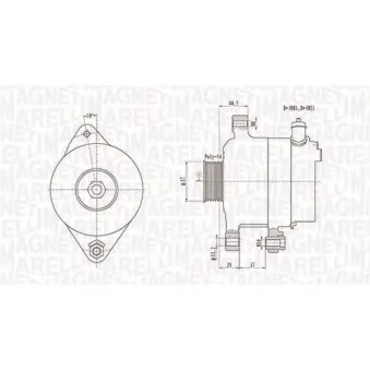 Alternateur MAGNETI MARELLI