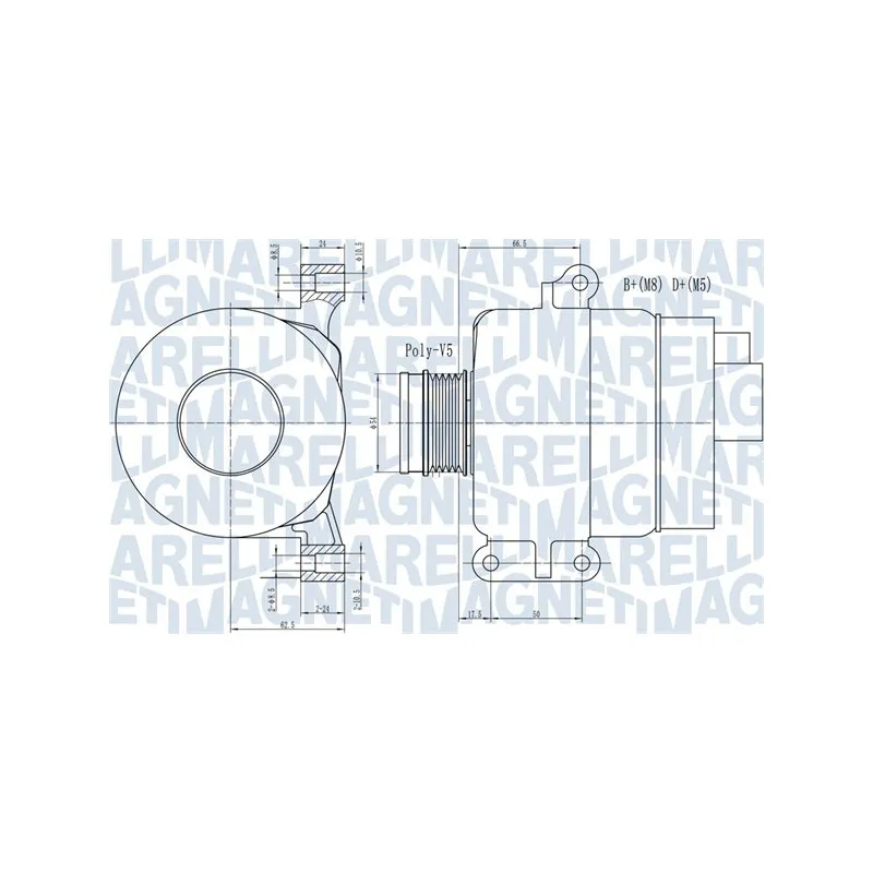 Alternateur MAGNETI MARELLI 063731969010
