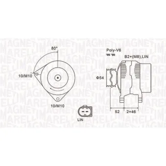 Alternateur MAGNETI MARELLI 063731970010