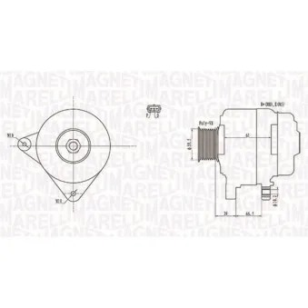 Alternateur MAGNETI MARELLI 063731972010