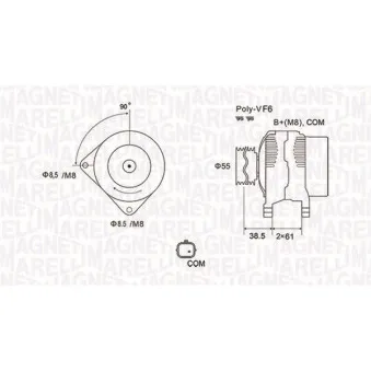 Alternateur MAGNETI MARELLI