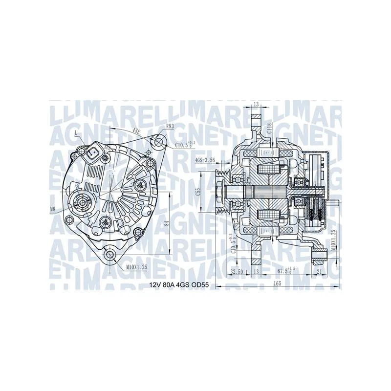 Alternateur MAGNETI MARELLI 063731977010