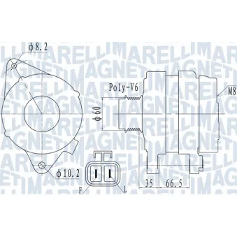 Alternateur MAGNETI MARELLI 063732010010