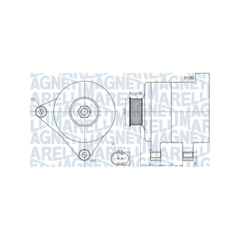 Alternateur MAGNETI MARELLI 063732011010