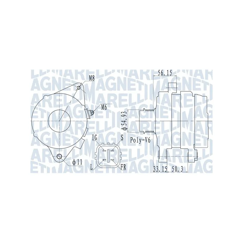 Alternateur MAGNETI MARELLI 063732027010