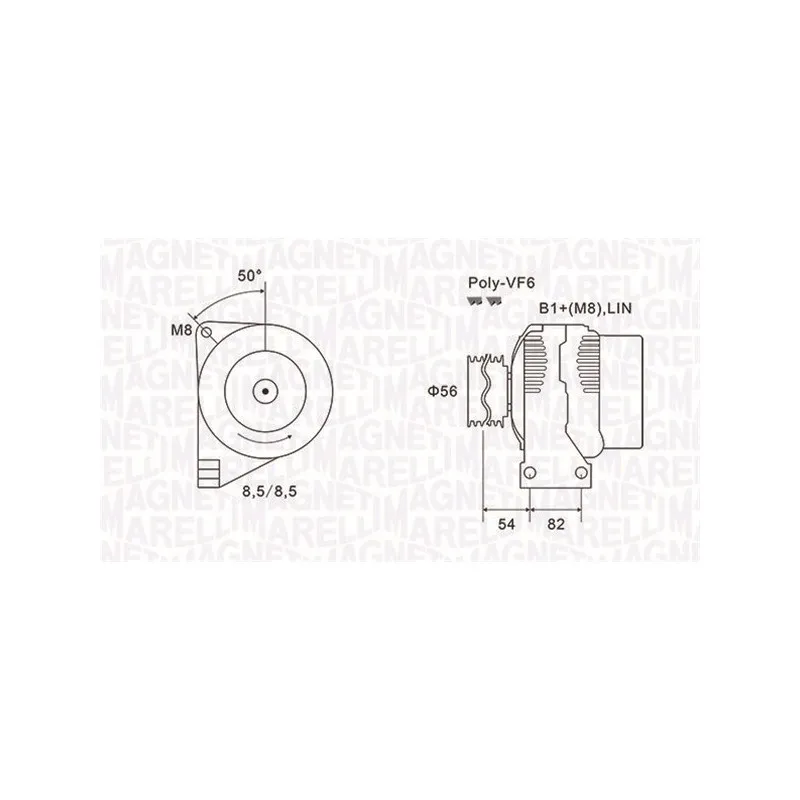 Alternateur MAGNETI MARELLI 063732028010