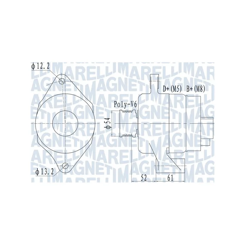 Alternateur MAGNETI MARELLI 063732049010