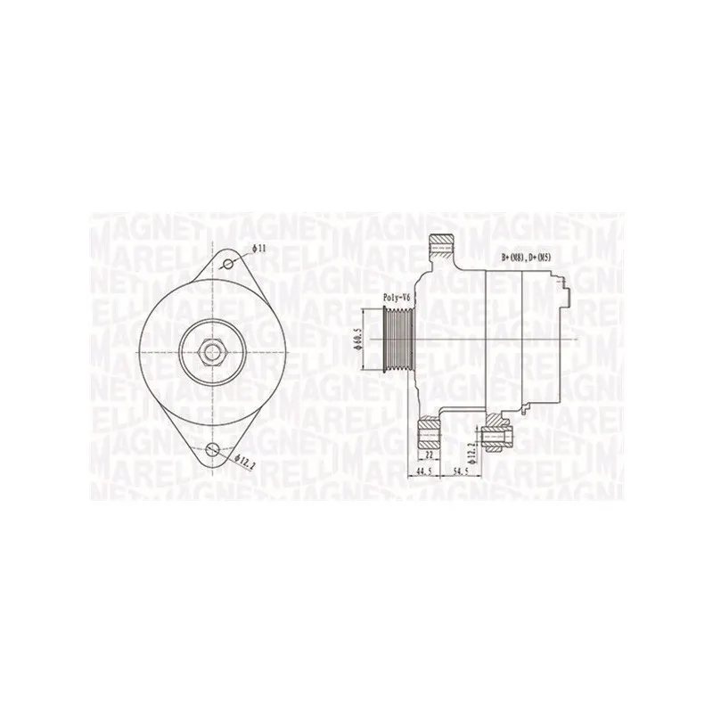 Alternateur MAGNETI MARELLI 063732062010