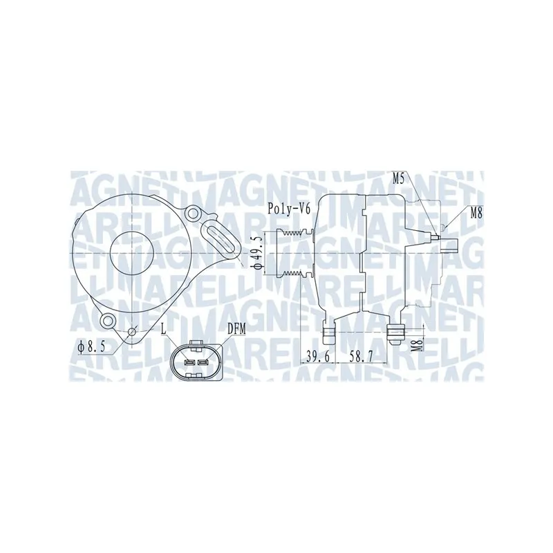 Alternateur MAGNETI MARELLI 063732064010