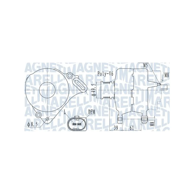 Alternateur MAGNETI MARELLI 063732065010