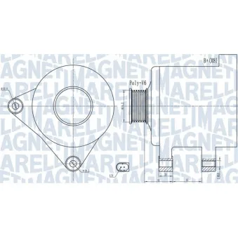Alternateur MAGNETI MARELLI 063732091010