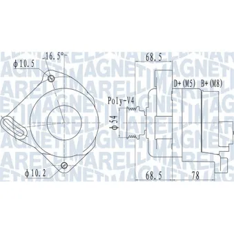 Alternateur MAGNETI MARELLI
