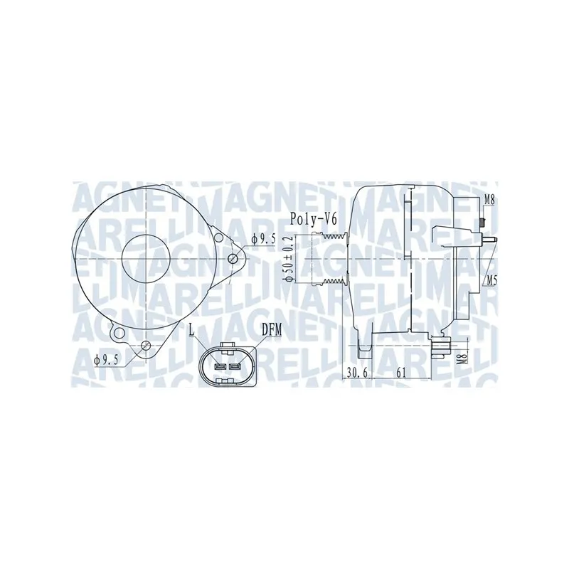 Alternateur MAGNETI MARELLI 063732118010