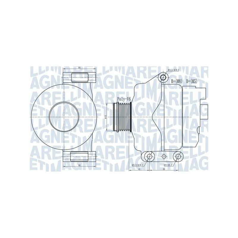 Alternateur MAGNETI MARELLI 063732132010