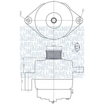Alternateur MAGNETI MARELLI 063732181010