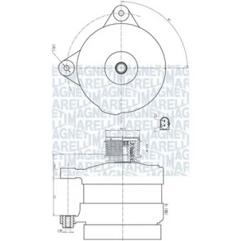 Alternateur MAGNETI MARELLI 063732188010