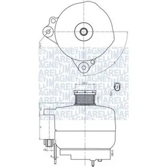 Alternateur MAGNETI MARELLI 063732190010