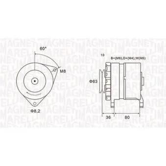 Alternateur MAGNETI MARELLI