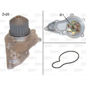 Pompe à eau VALEO 506478