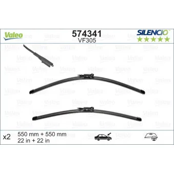 Kit balais d'essuie-glace VALEO