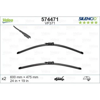 Kit balais d'essuie-glace VALEO 574471