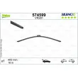 Balai d'essuie-glace VALEO 574599 - Visuel 1