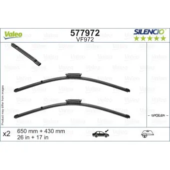 Kit balais d'essuie-glace VALEO 577972
