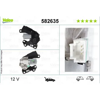 Moteur d'essuie-glace VALEO 582635