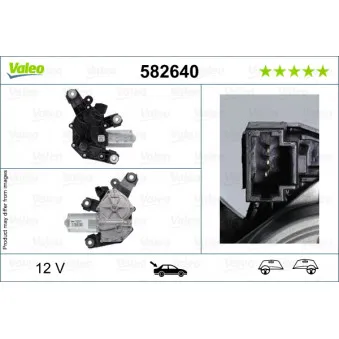 Moteur d'essuie-glace VALEO 582640