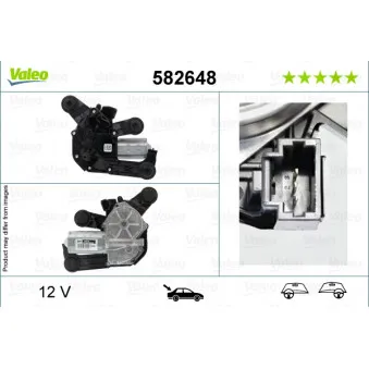 Moteur d'essuie-glace VALEO 582648