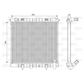 Radiateur, refroidissement du moteur VALEO 701599