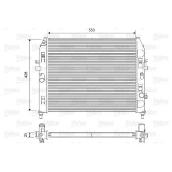 Radiateur, refroidissement du moteur VALEO 701612