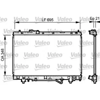 Radiateur, refroidissement du moteur VALEO 732420
