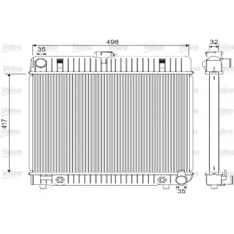 Radiateur, refroidissement du moteur VALEO 733139