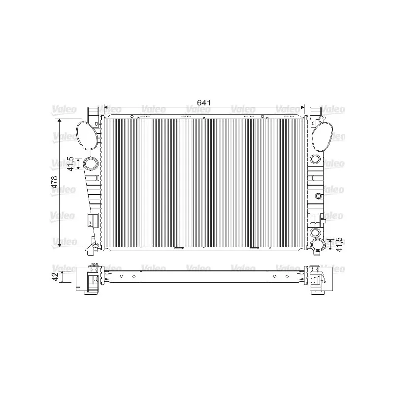 Radiateur, refroidissement du moteur VALEO 733149
