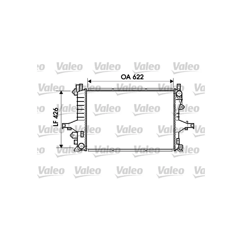 Radiateur, refroidissement du moteur VALEO 734719