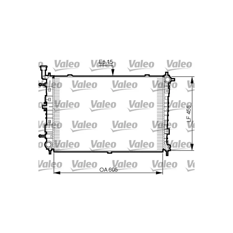 Radiateur, refroidissement du moteur VALEO 735516