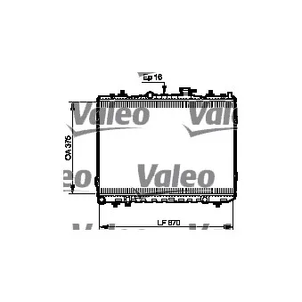 Radiateur, refroidissement du moteur VALEO 735523