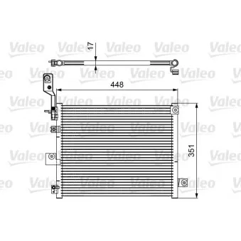 Condenseur, climatisation VALEO 814084