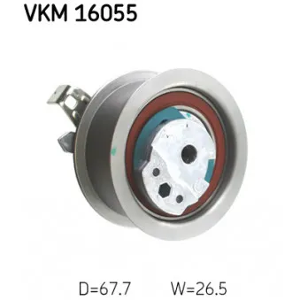 Poulie-tendeur, courroie de distribution SKF VKM 16055
