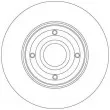 Jeu de 2 disques de frein arrière TRW DF4274S - Visuel 2