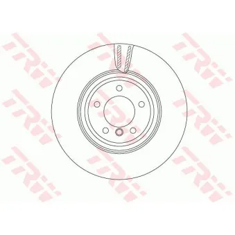 Jeu de 2 disques de frein avant TRW DF4775S