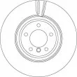 Jeu de 2 disques de frein avant TRW DF4775S - Visuel 2