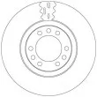 Jeu de 2 disques de frein avant TRW DF5062S - Visuel 2