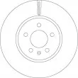 Jeu de 2 disques de frein avant TRW DF6260S - Visuel 2